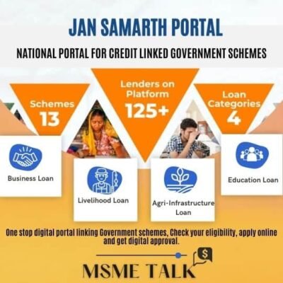 Blog 4- Jan Samarth Portal-One stop solution for Govt Sponsored Loan Schemes